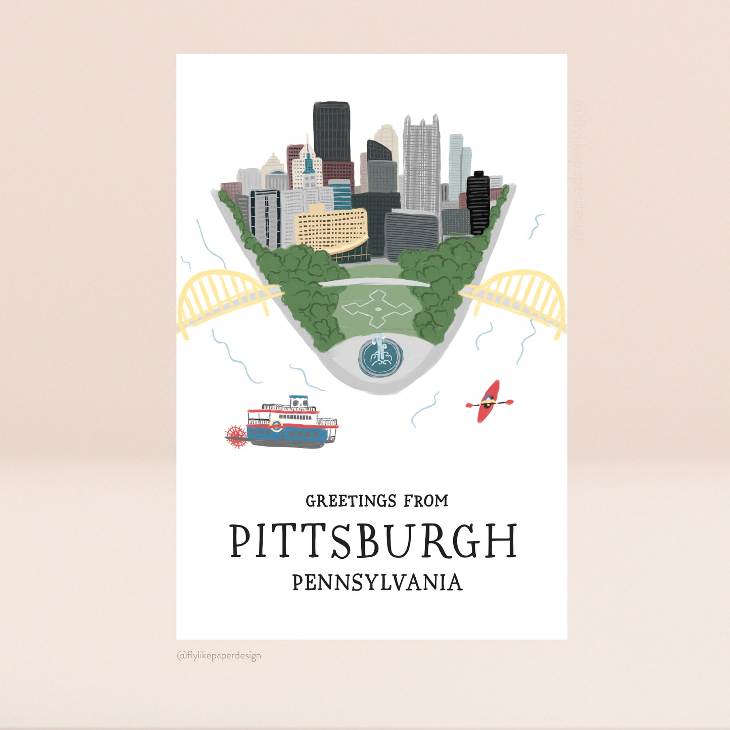 Pittsburgh Point Postcard