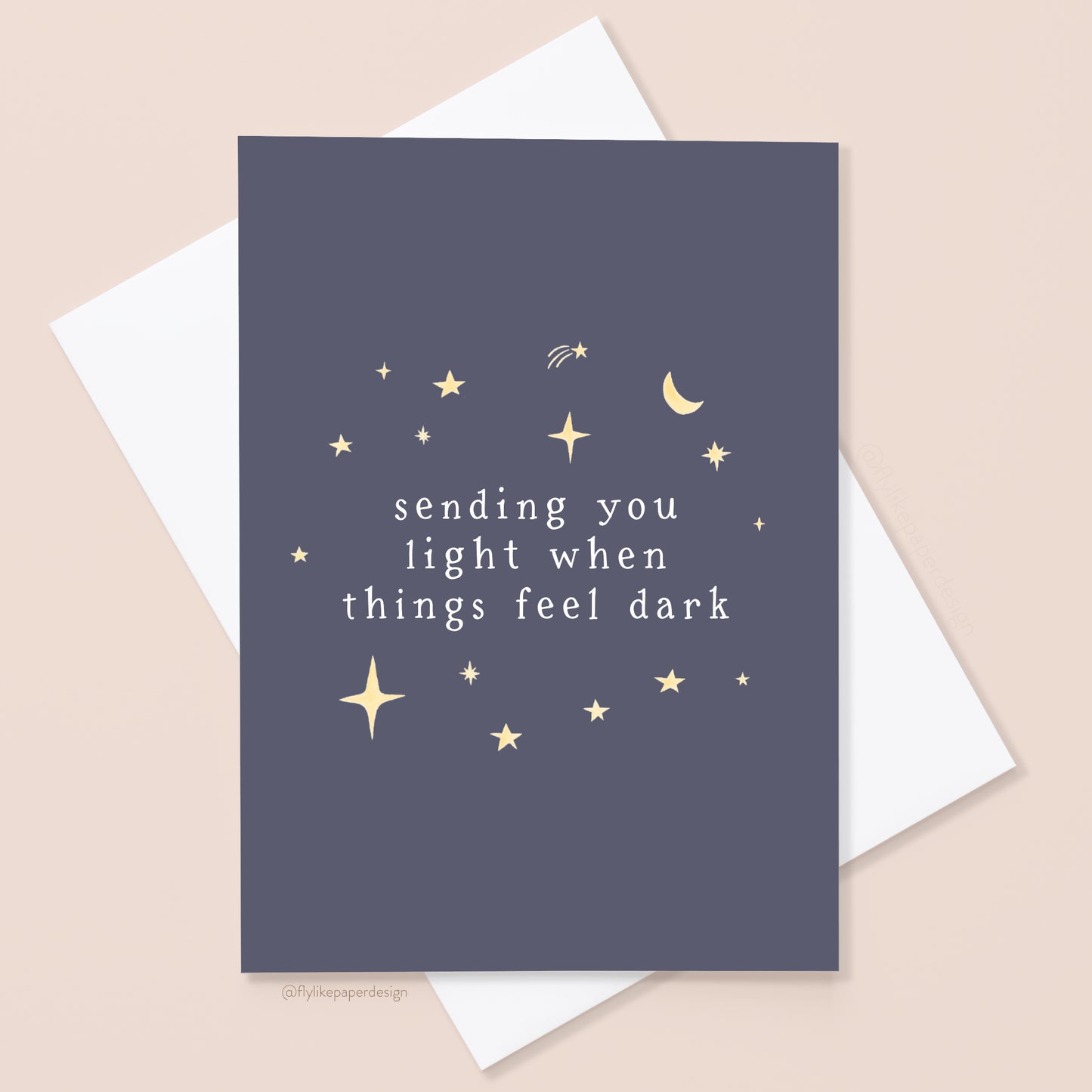 Sending Light Sympathy Card