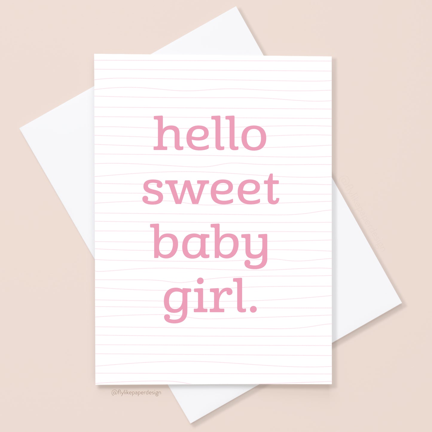 Baby Girl Card