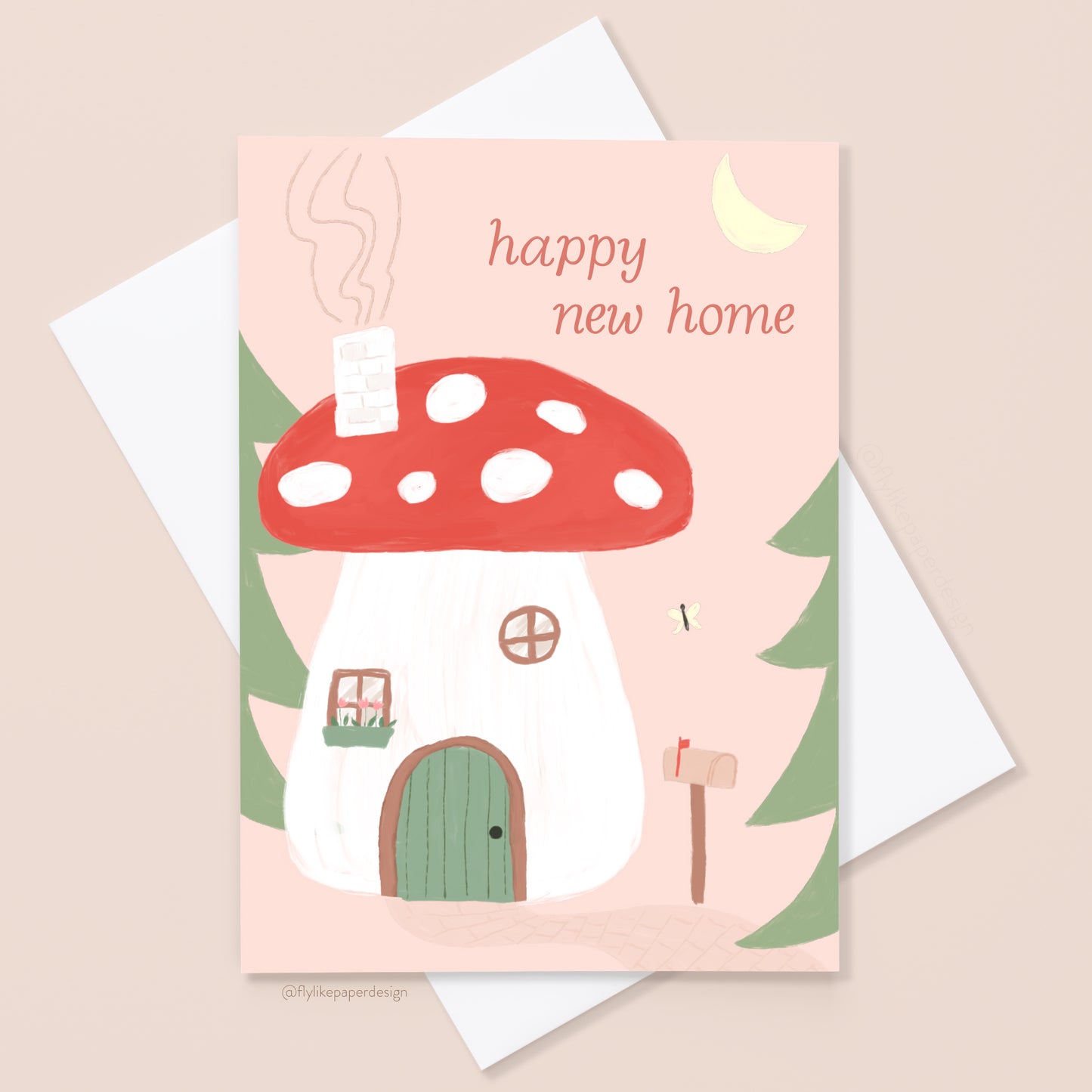 Mushroom New Home Card
