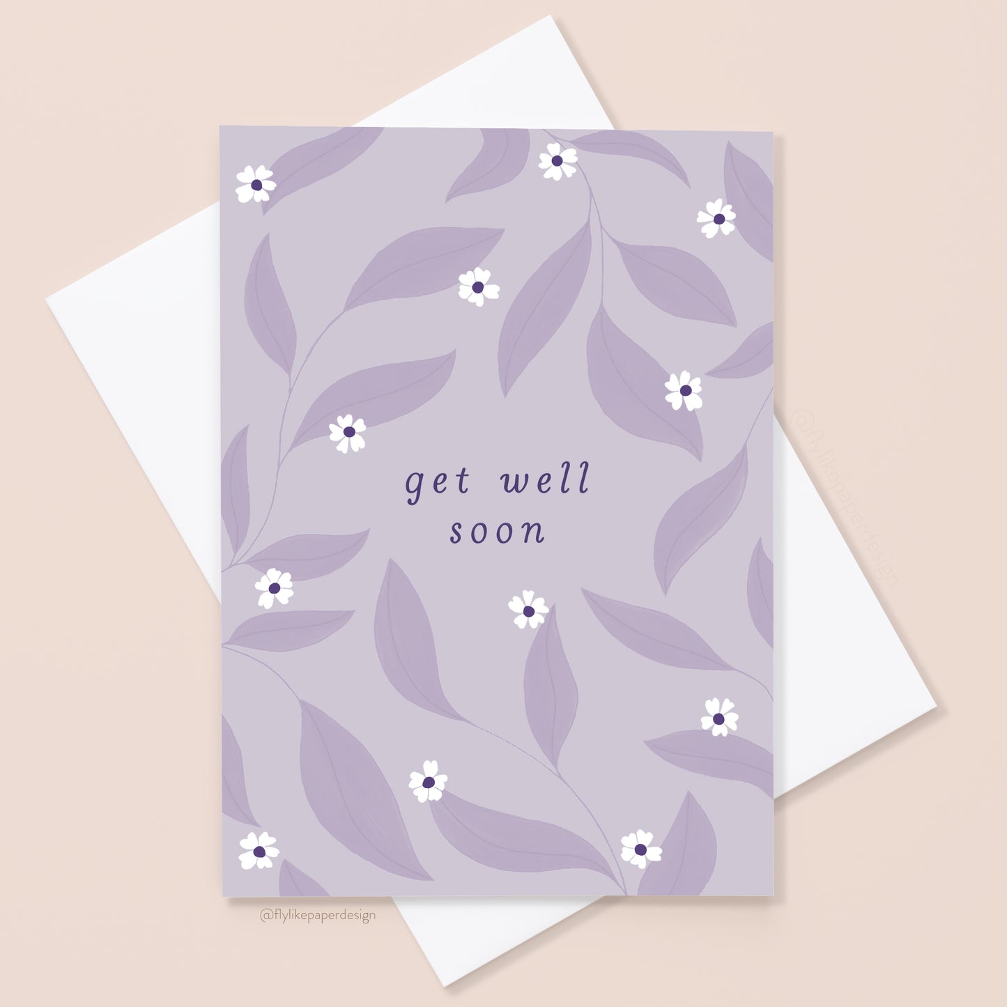 Get Well Soon Leaves Card