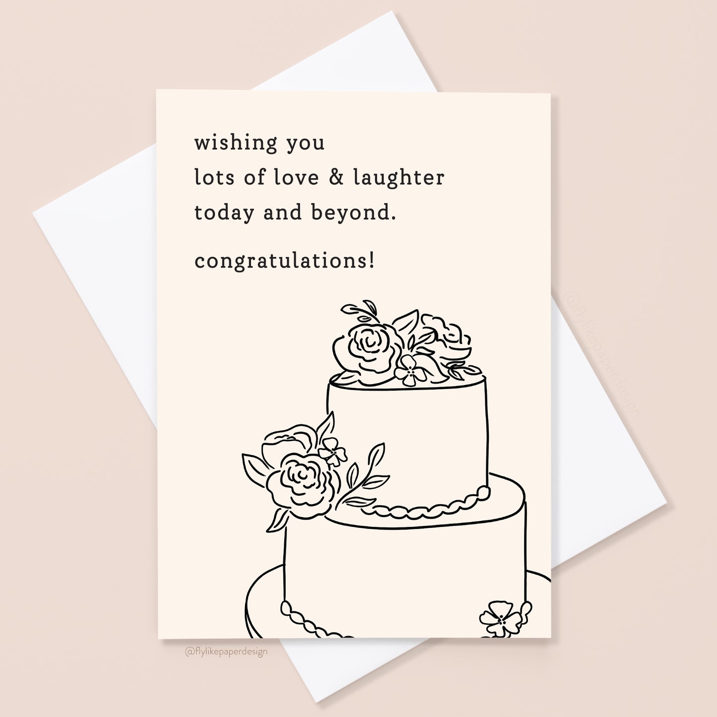 Wedding Cake Card