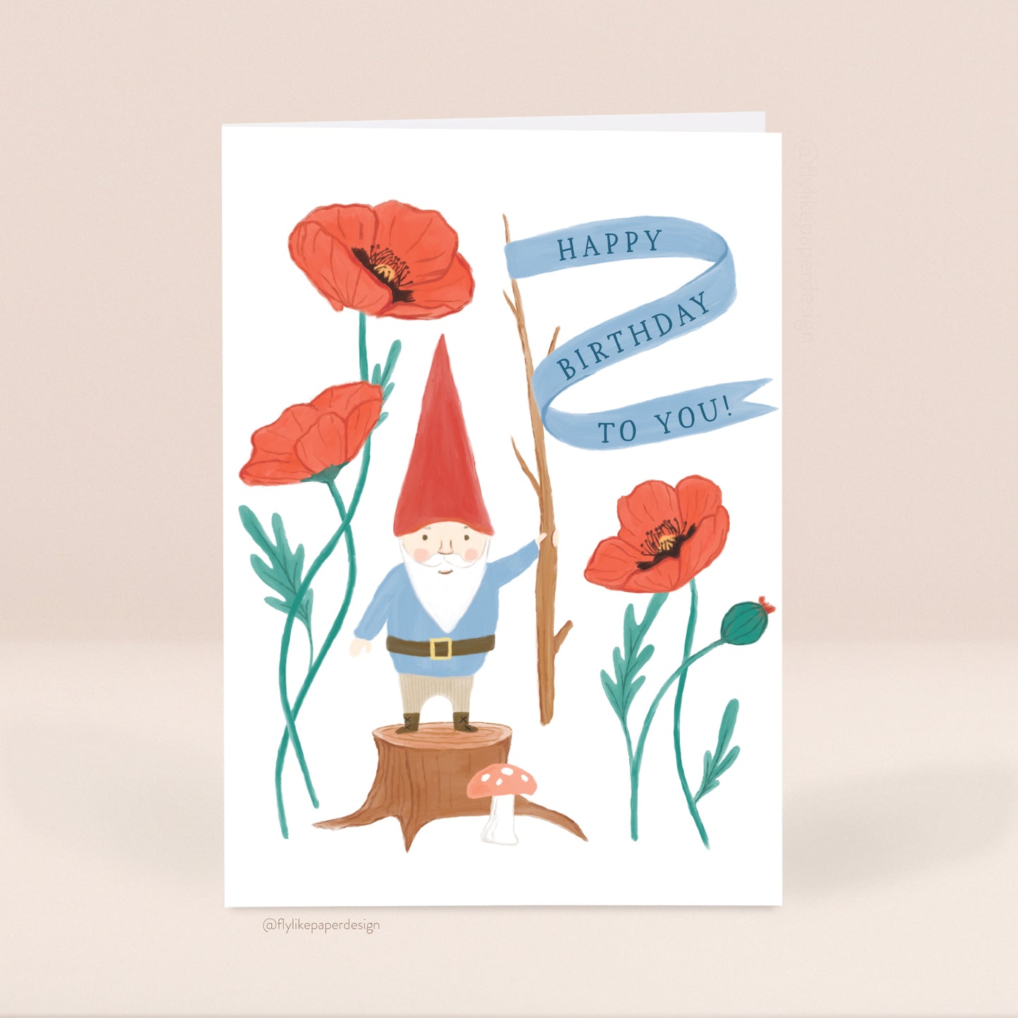 Gnome Birthday Card