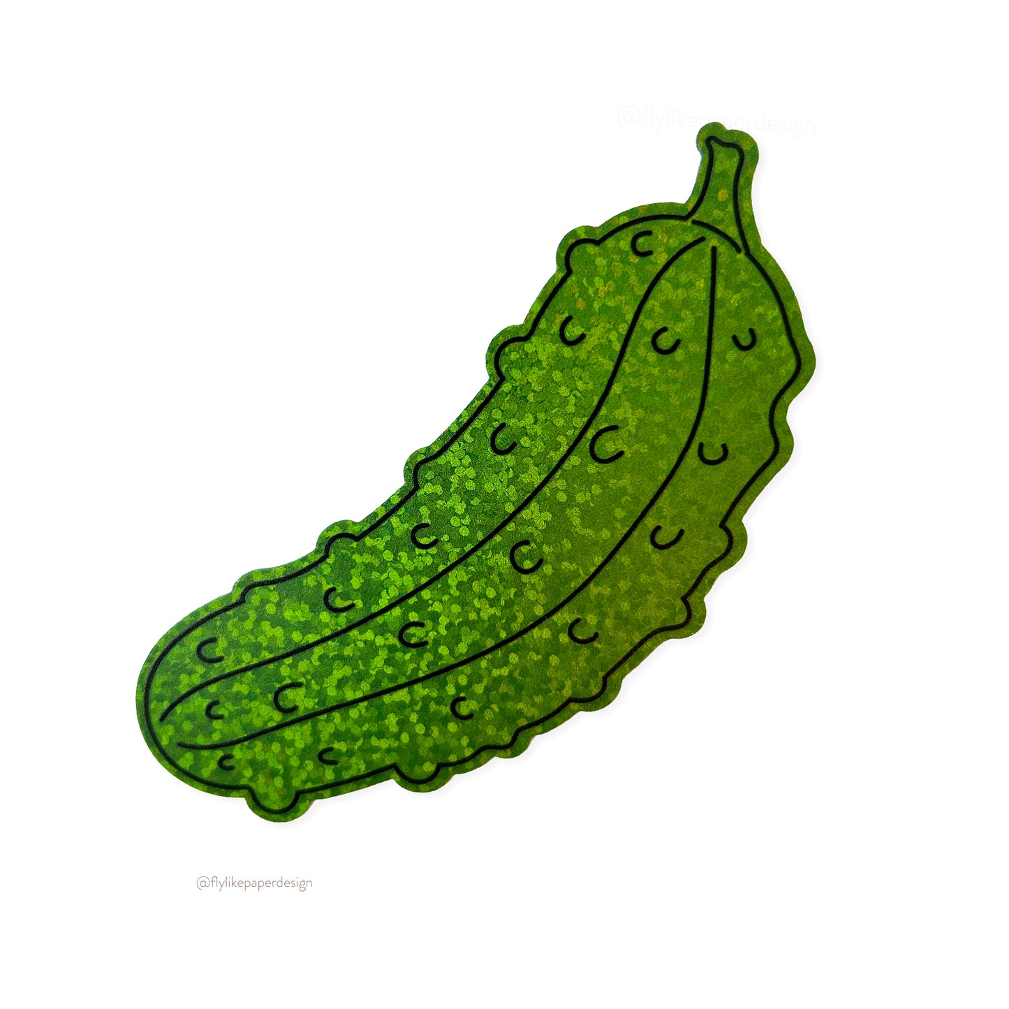 Glitter Pickle Sticker