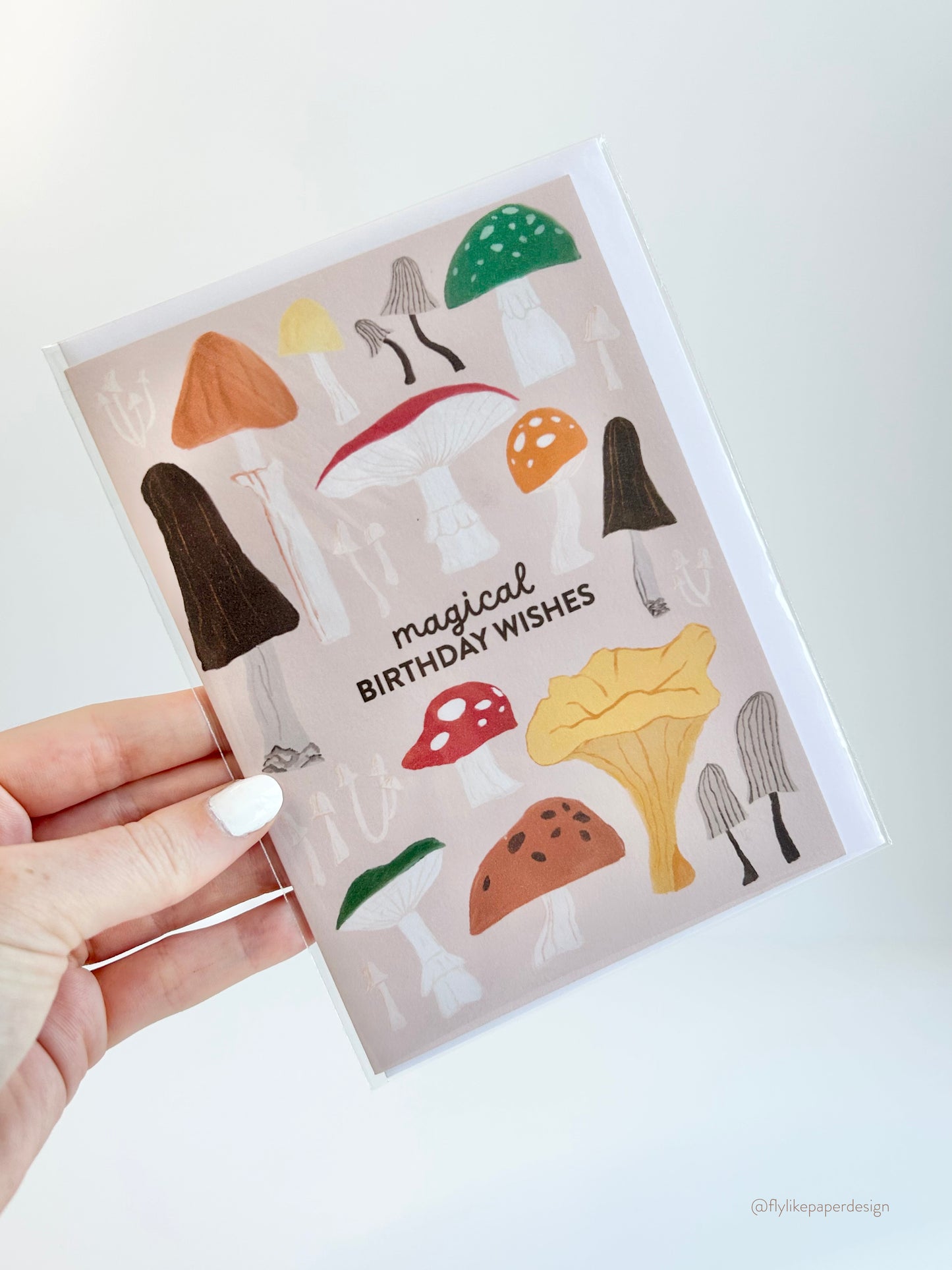 Magical Birthday Mushrooms Card