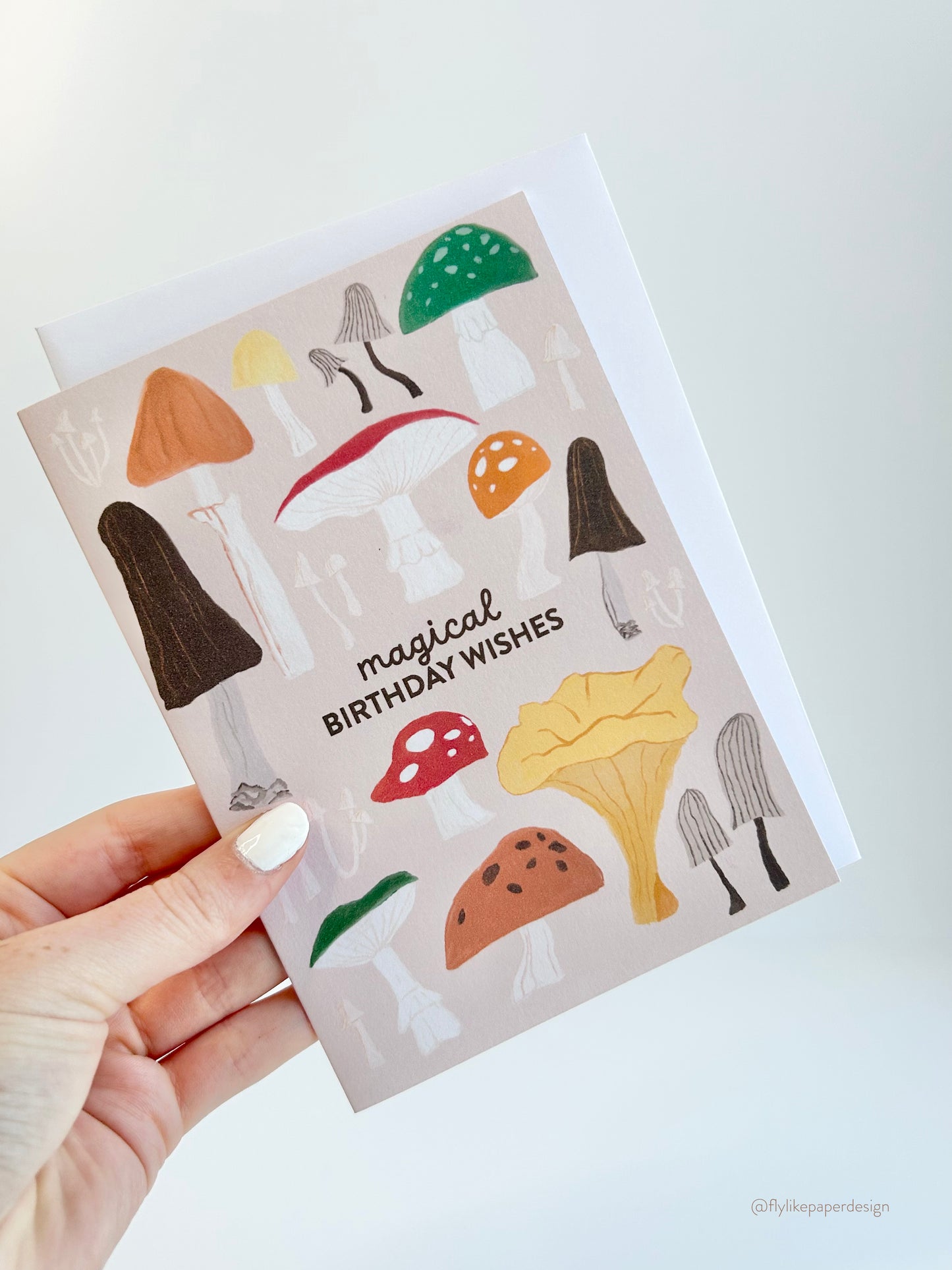 Magical Birthday Mushrooms Card