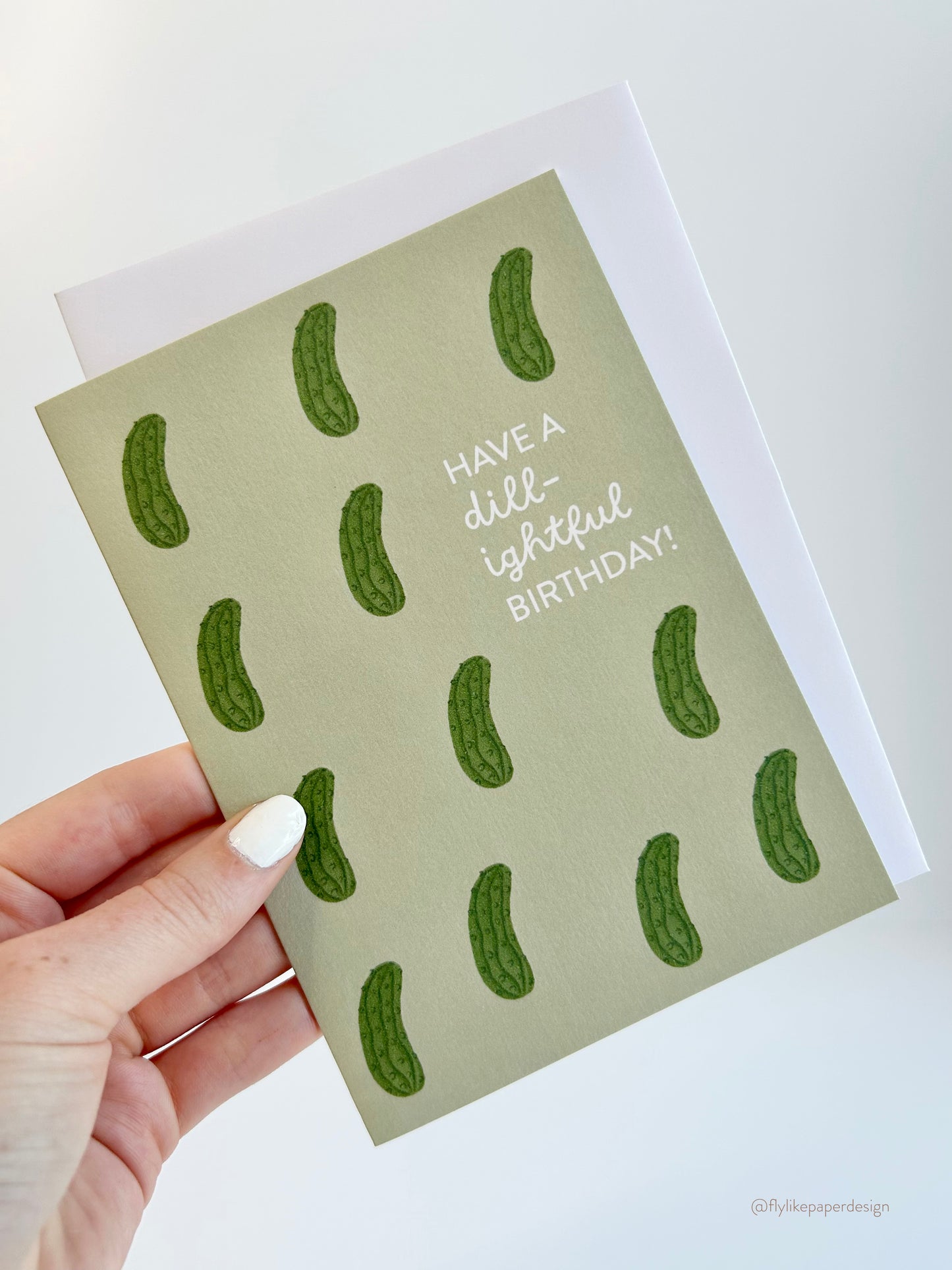Pickle Birthday Card