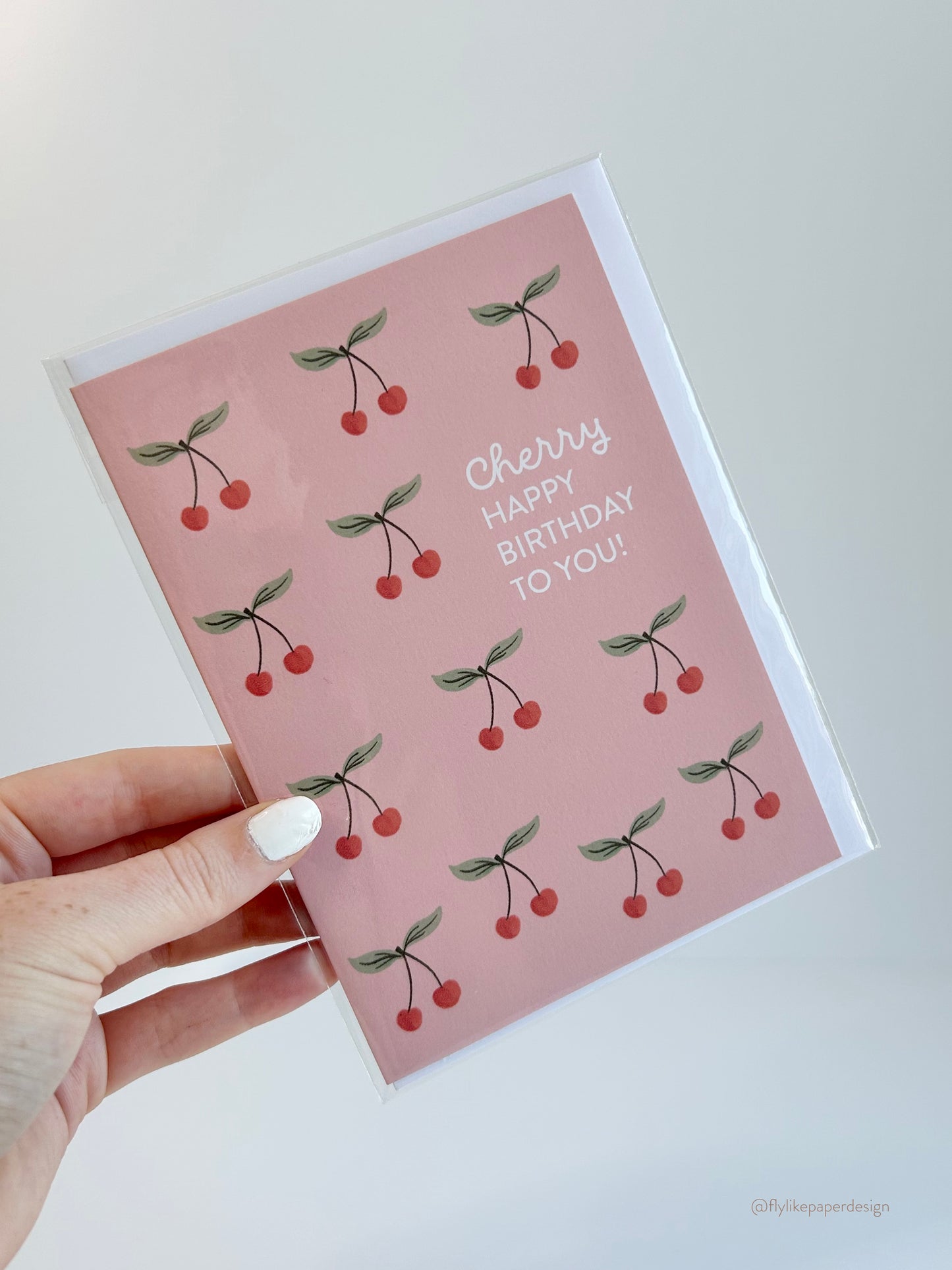 Cherry Birthday Card