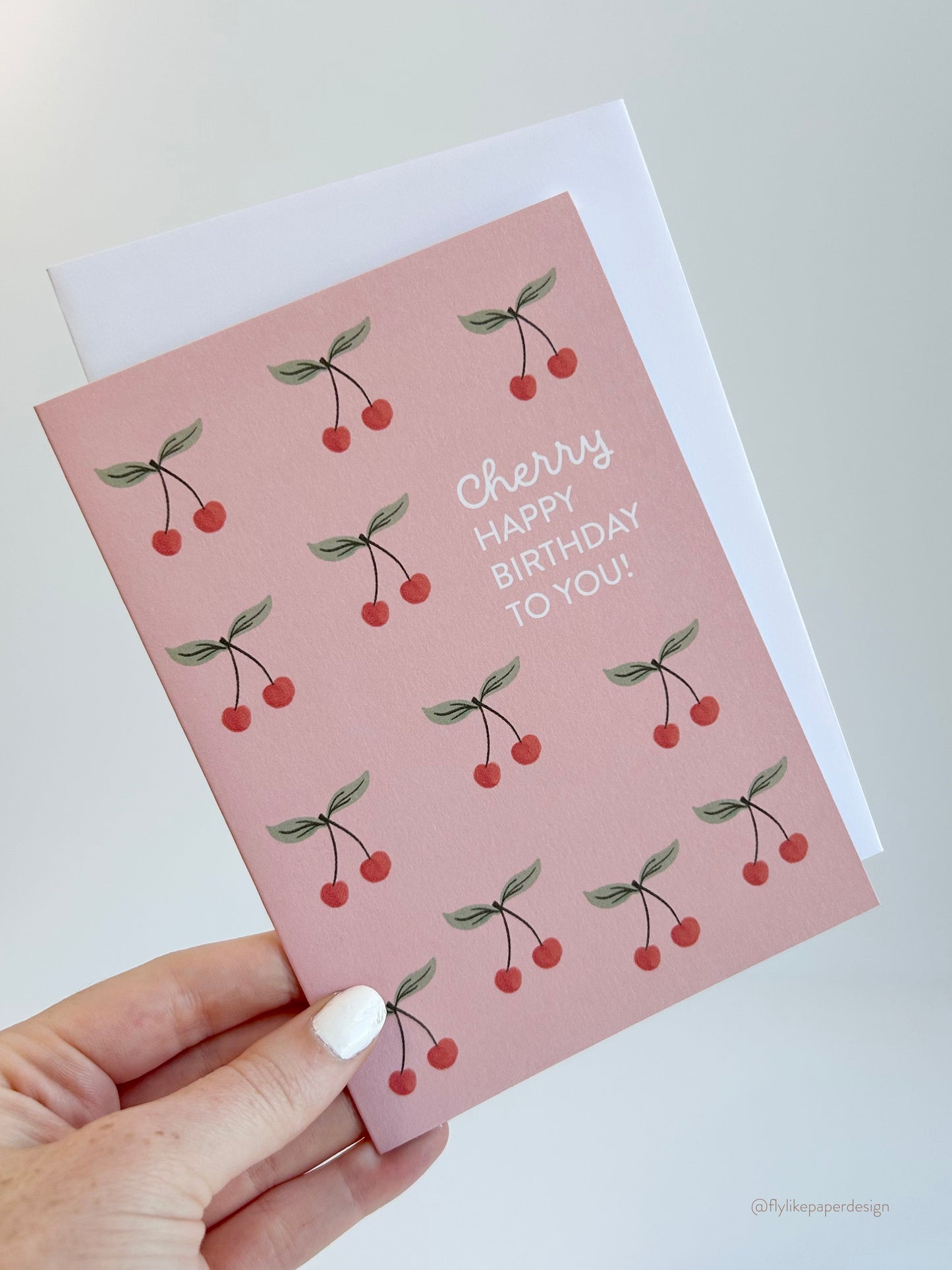 Cherry Birthday Card