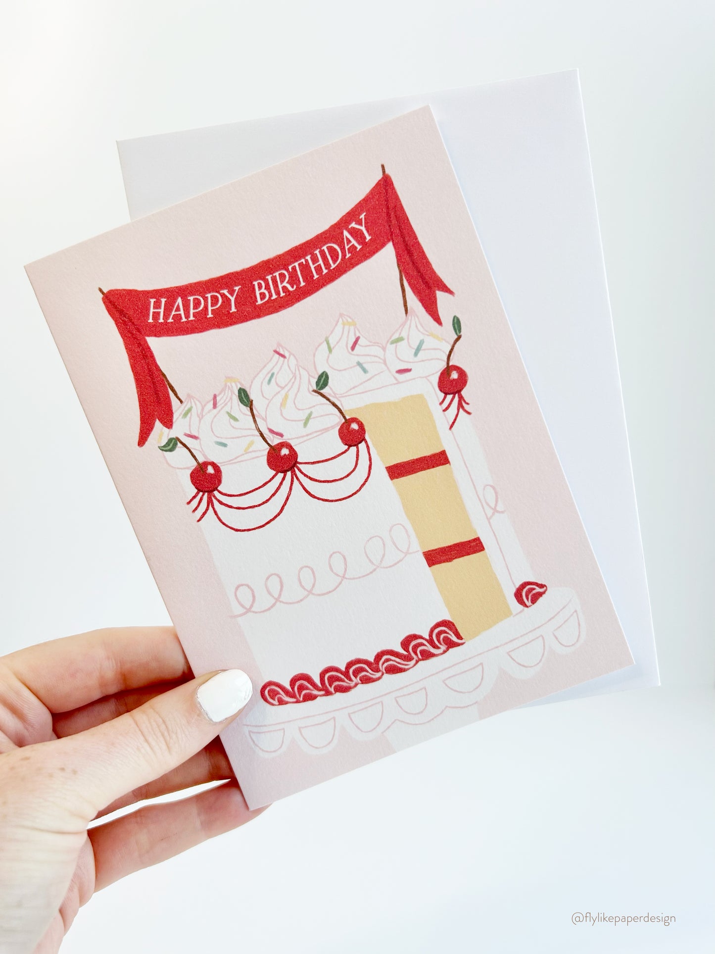 Happy Birthday Cake Card