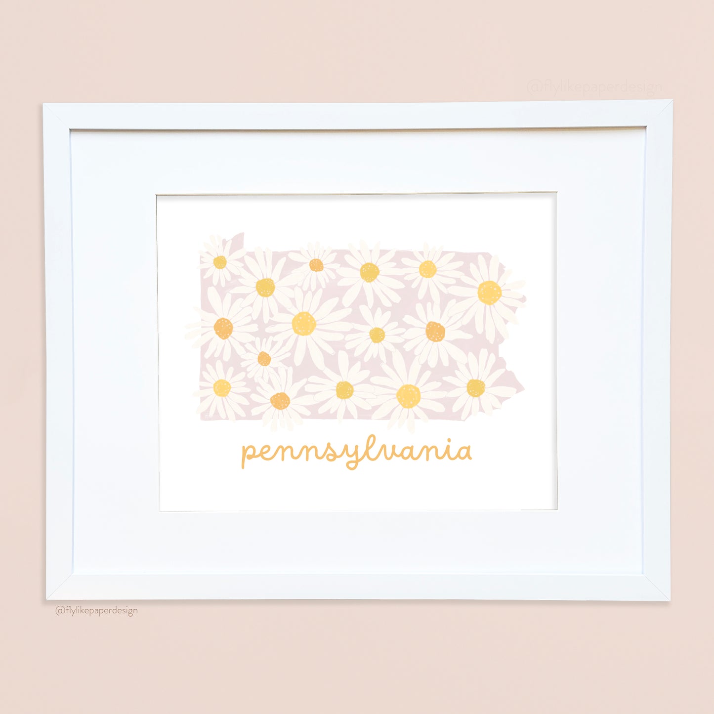 Pennsylvania Daises Print
