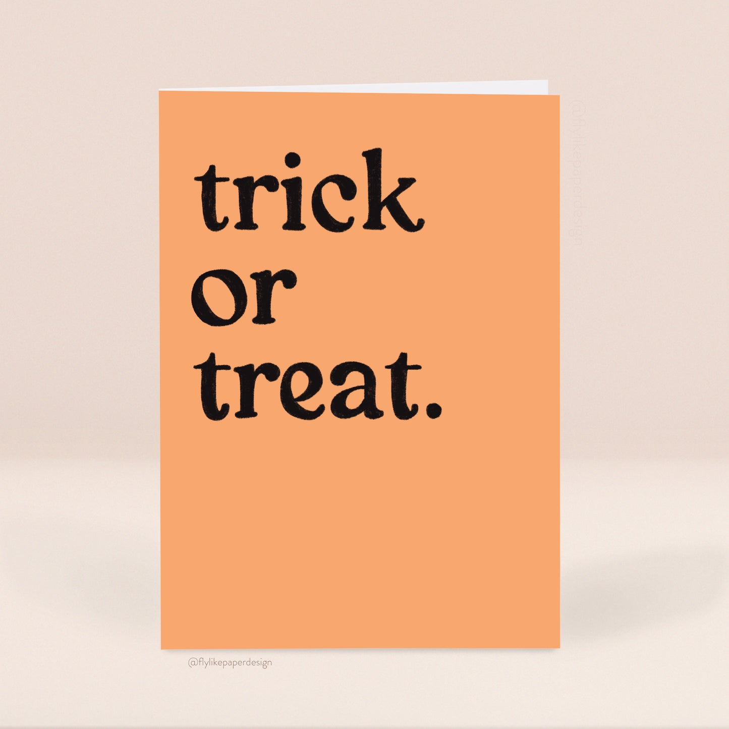 Trick or Treat Halloween Card