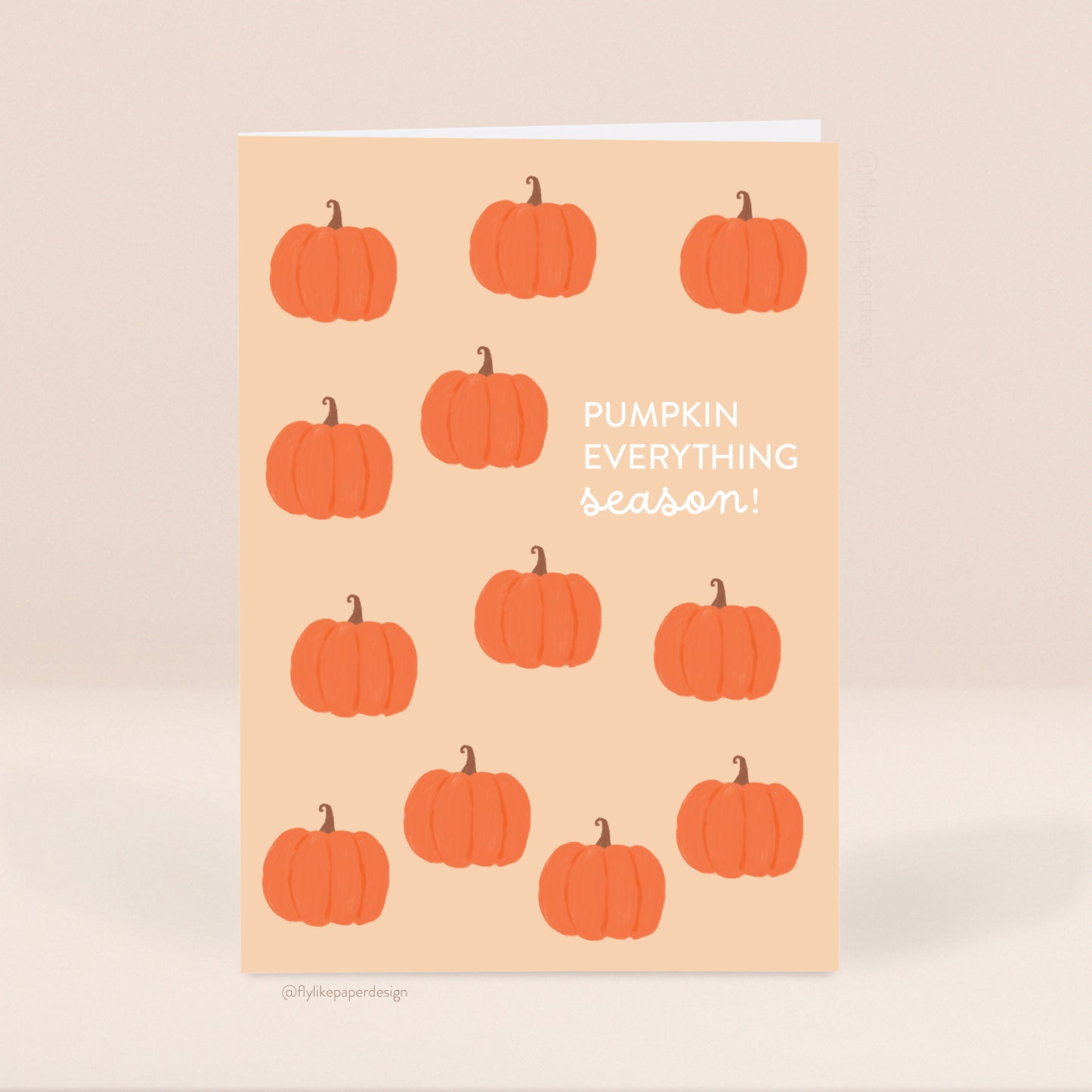 Pumpkin Everything Season Fall Card