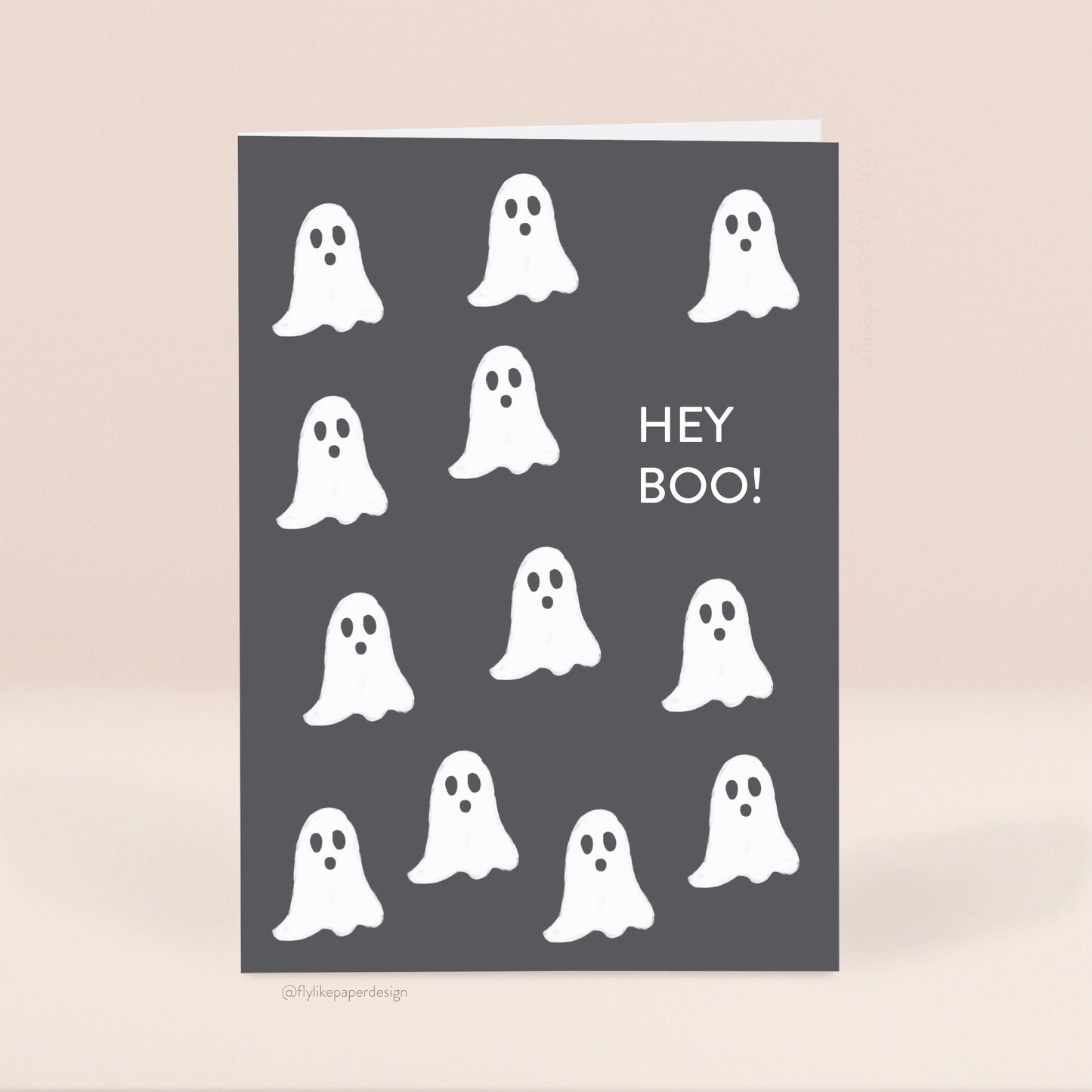 Hey Boo Halloween Card