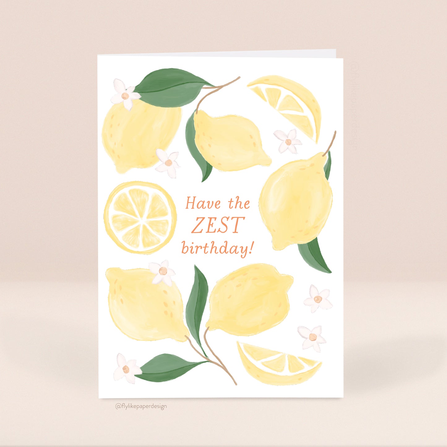 Lemon Zest Birthday Card