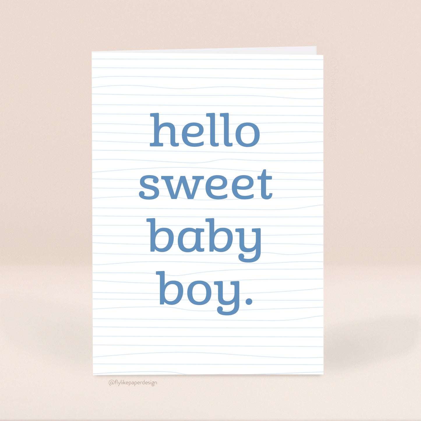 Baby Boy Card