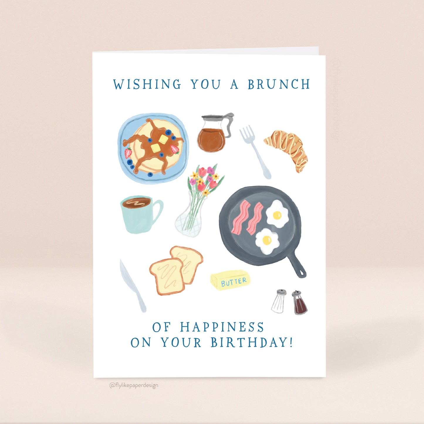 Brunch Birthday Card