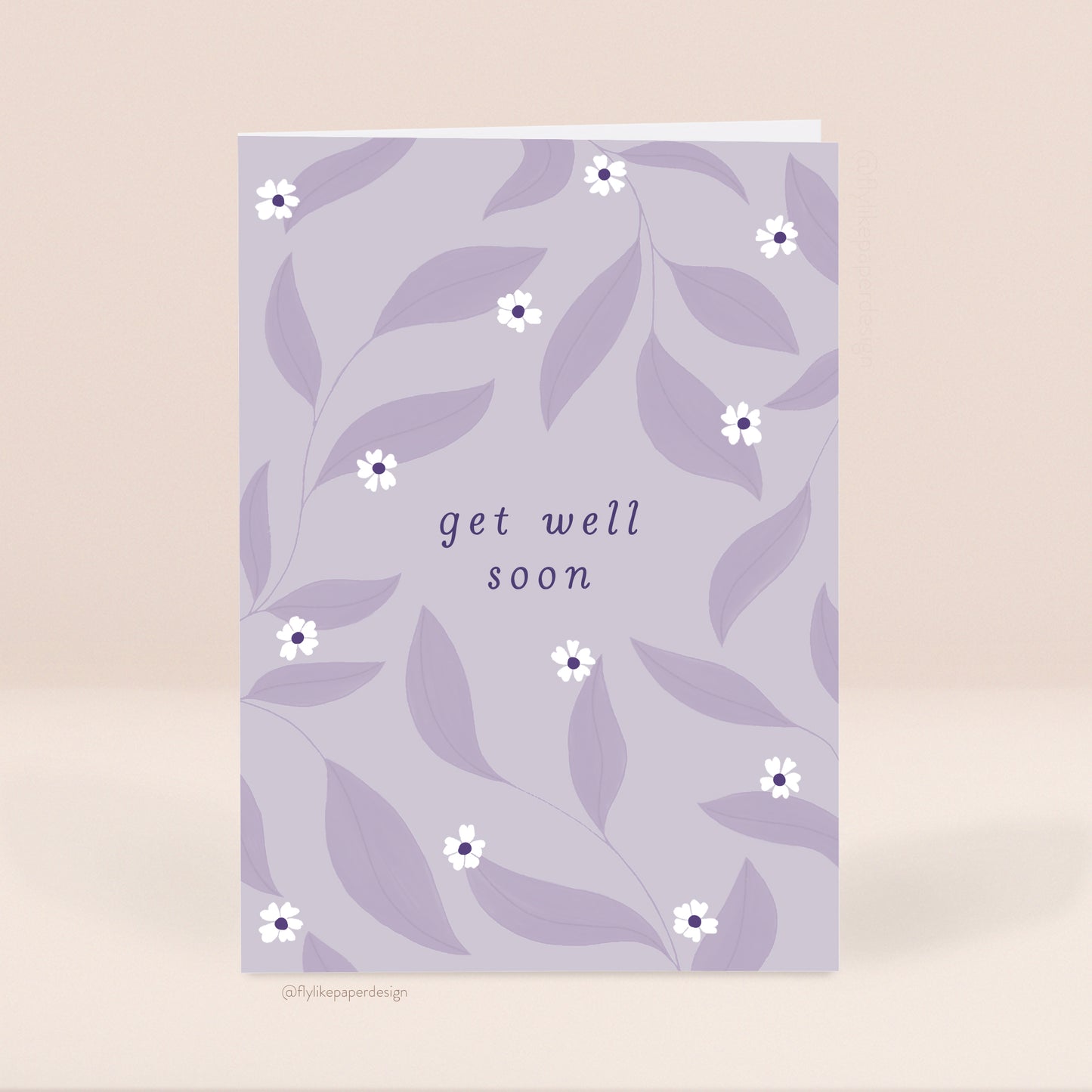 Get Well Soon Leaves Card