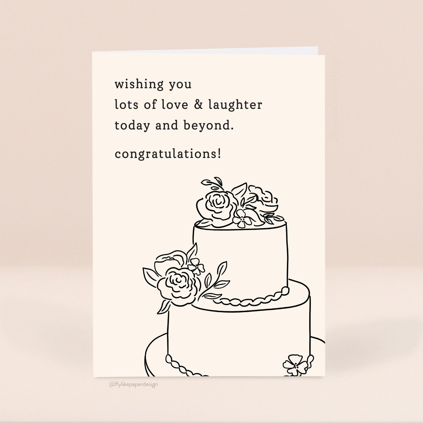 Wedding Cake Card