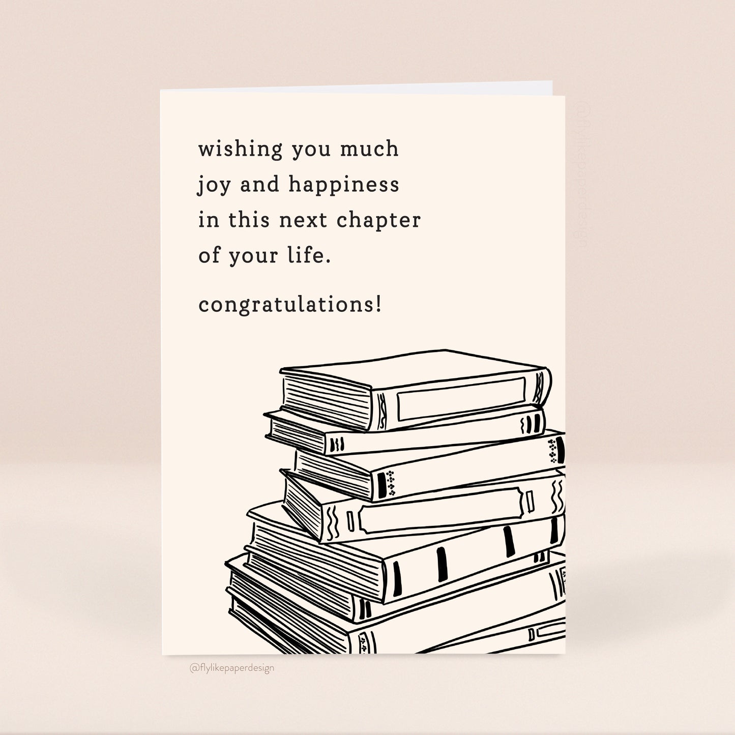 Next Chapter Congratulations Card