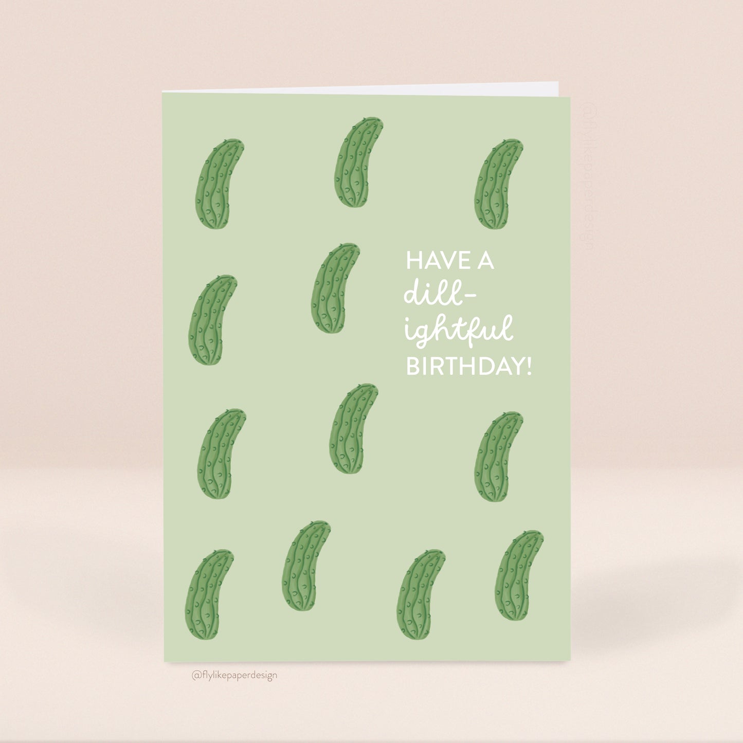 Pickle Birthday Card
