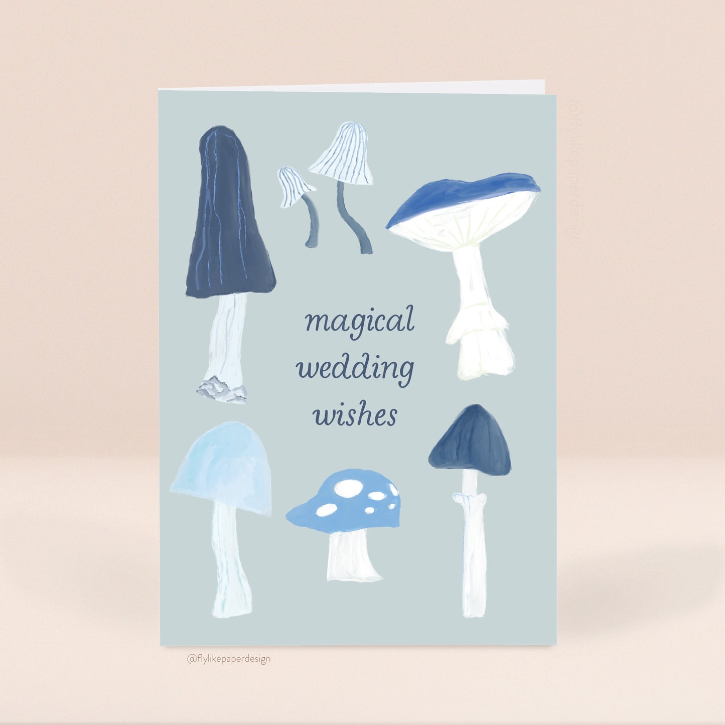 Mushroom Wedding Card