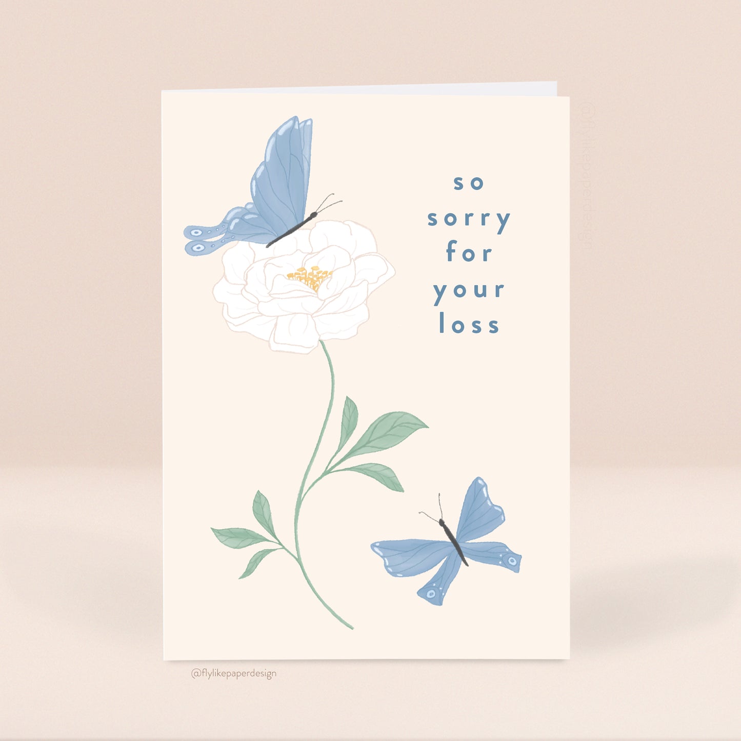 Butterfly Sympathy Card