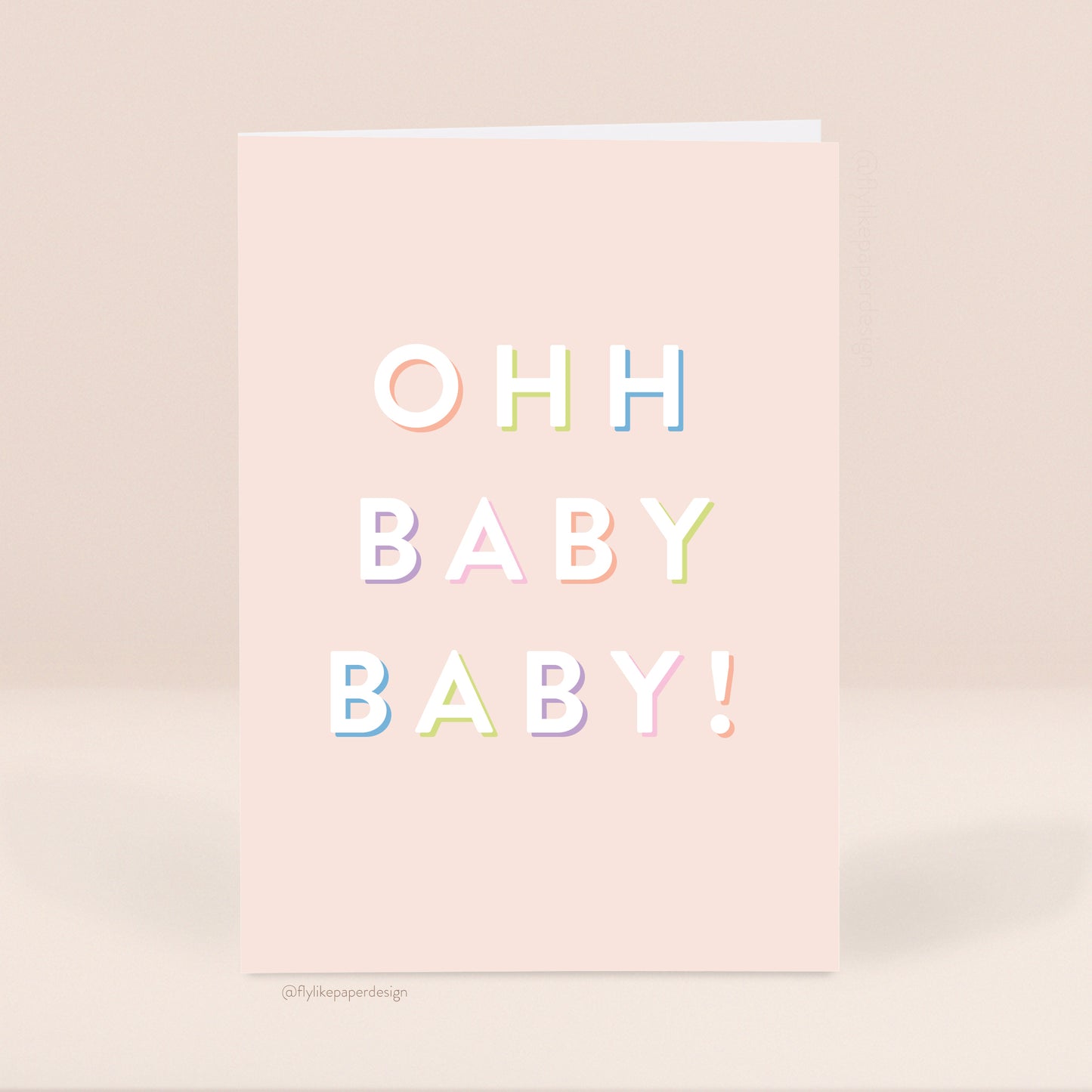 Oh Baby Baby Card