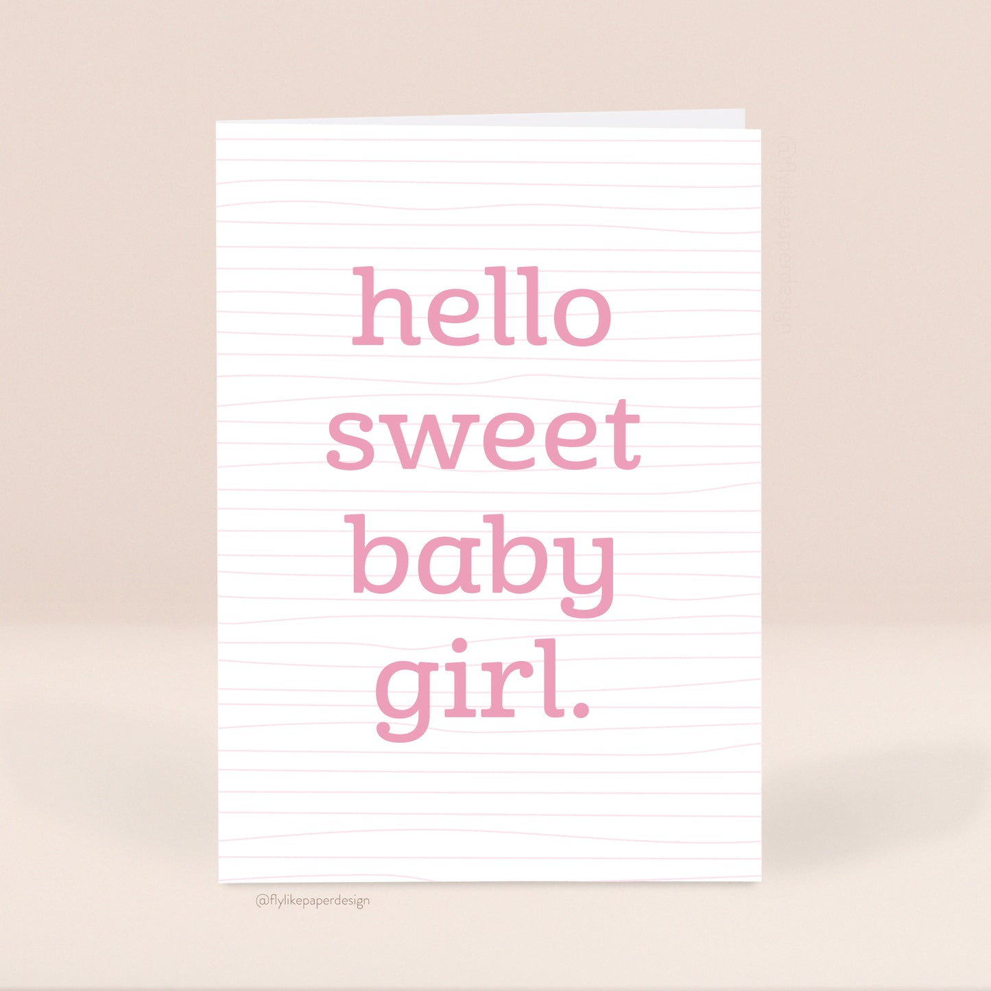Baby Girl Card