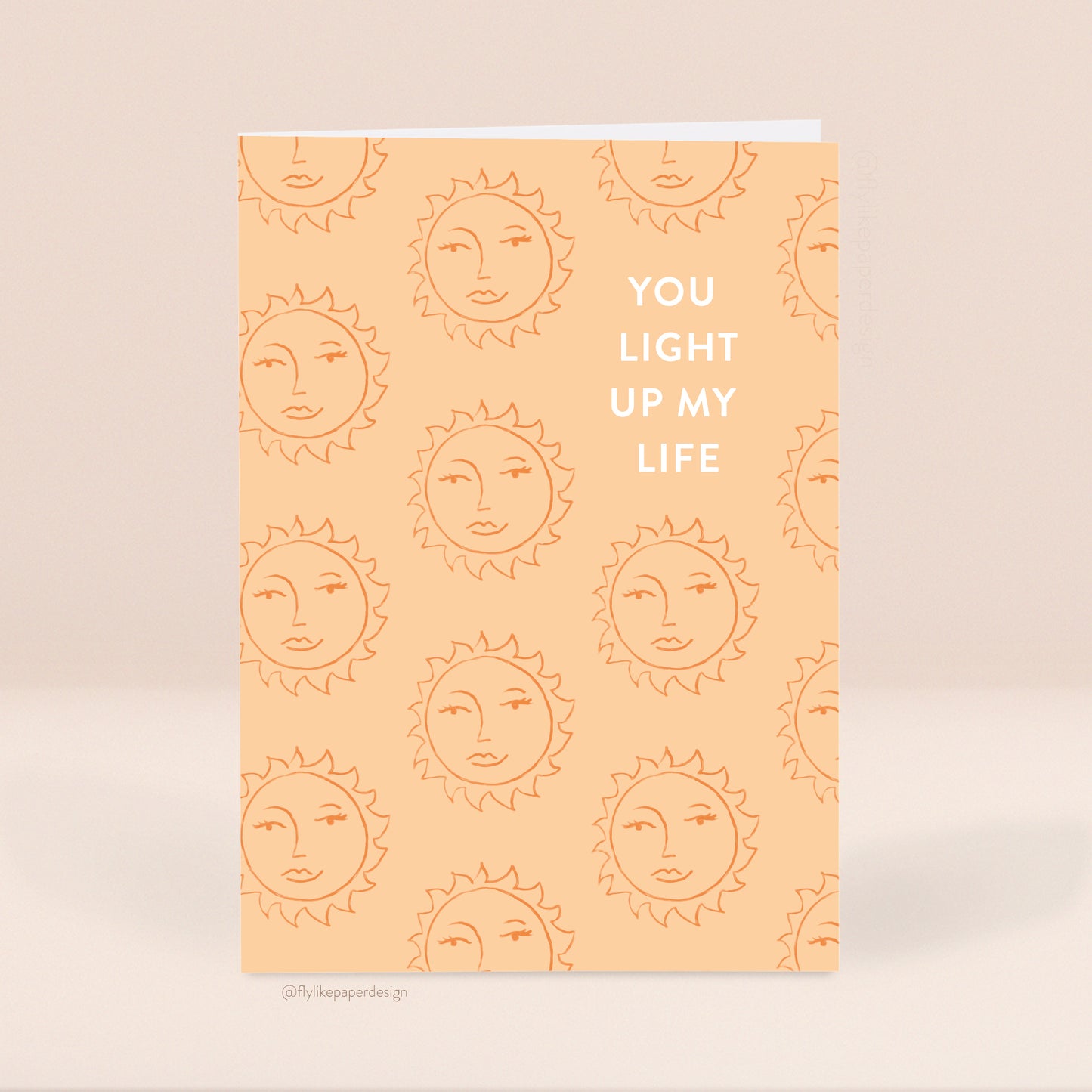 Light Up My Life Sun Card