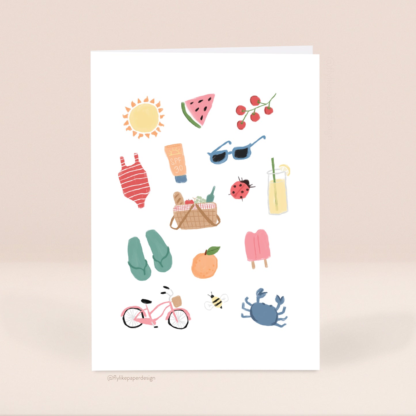 Summer Icons Card