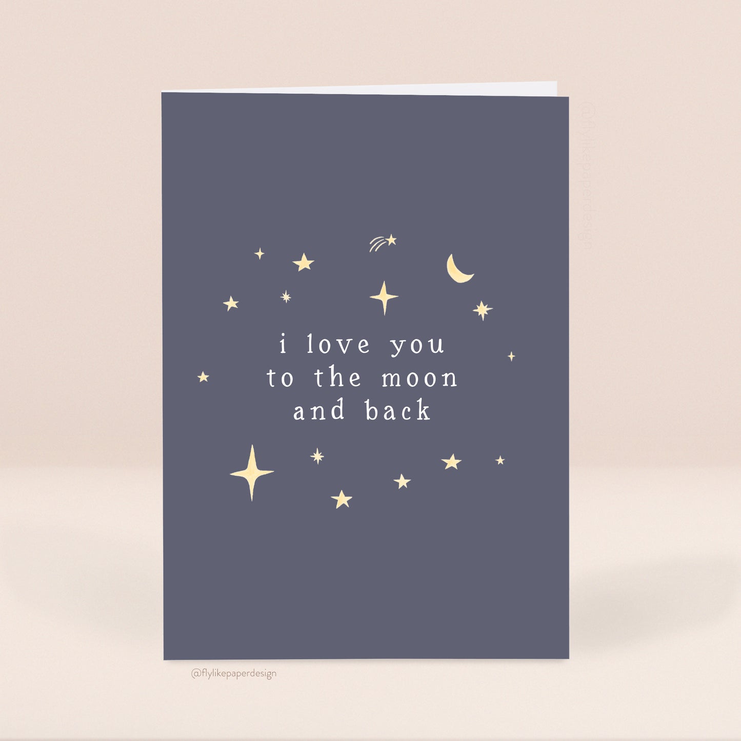 To the Moon and Back Card