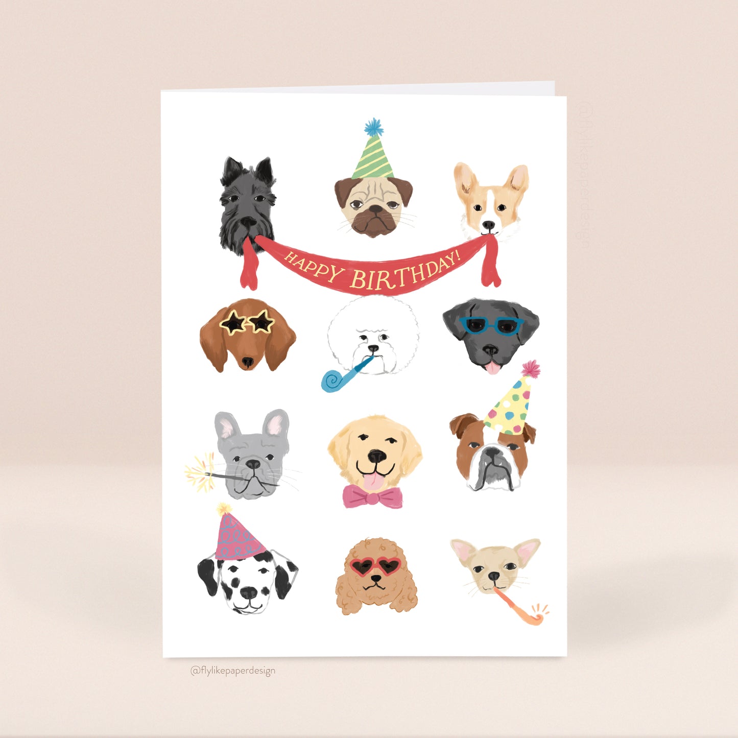 Dogs Birthday Card