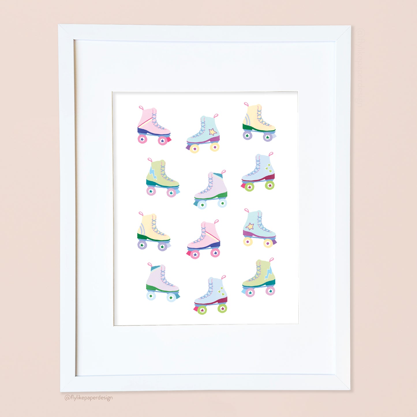 Rollerskate Print