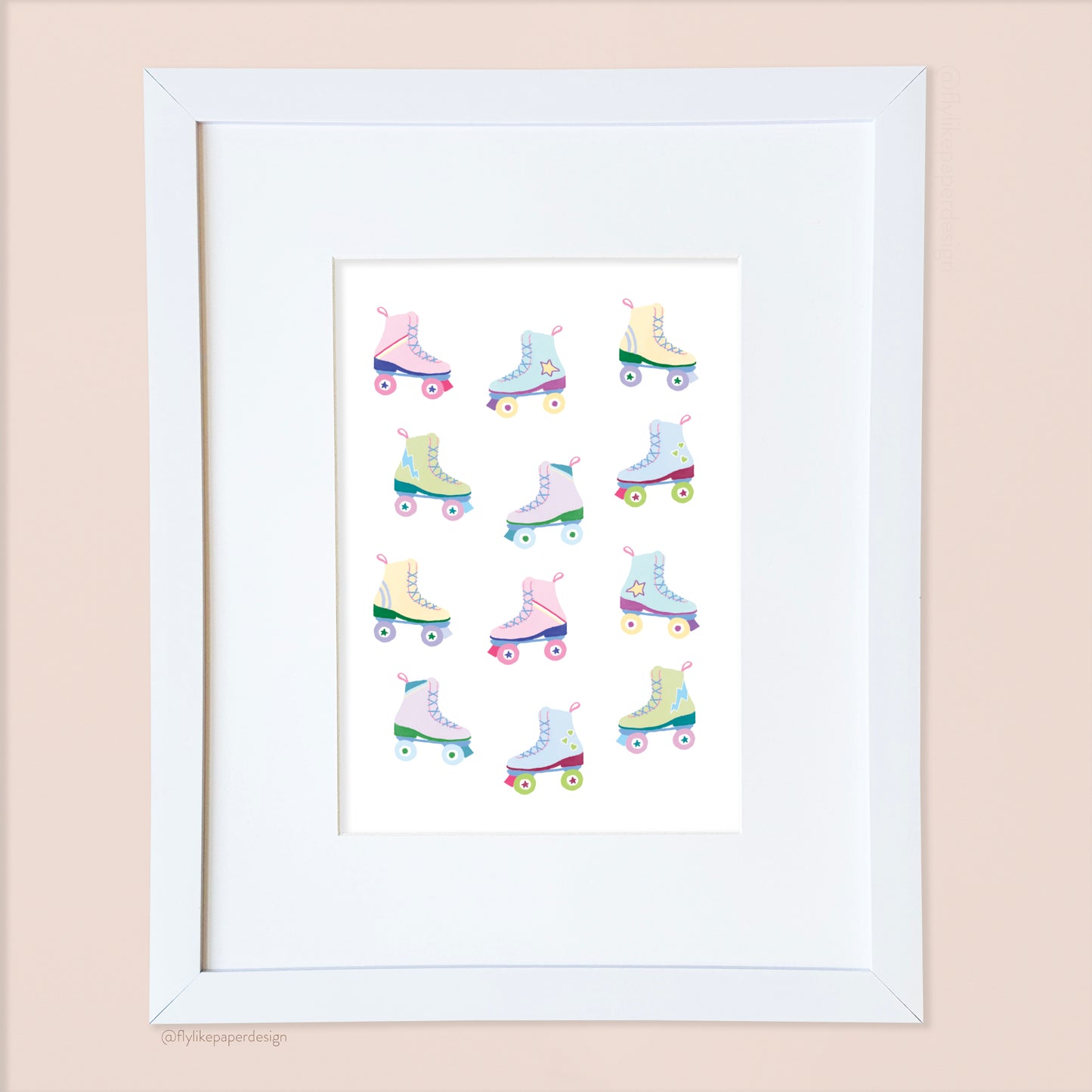 Rollerskate Print