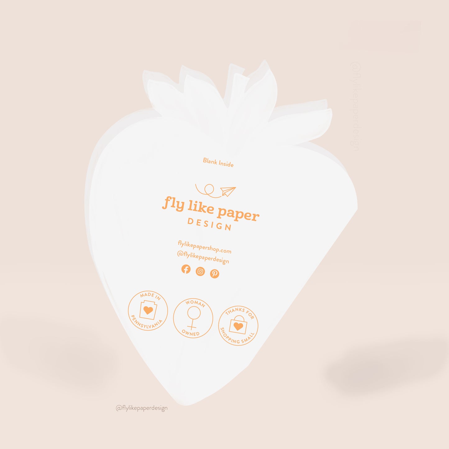 Strawberry Heart Card