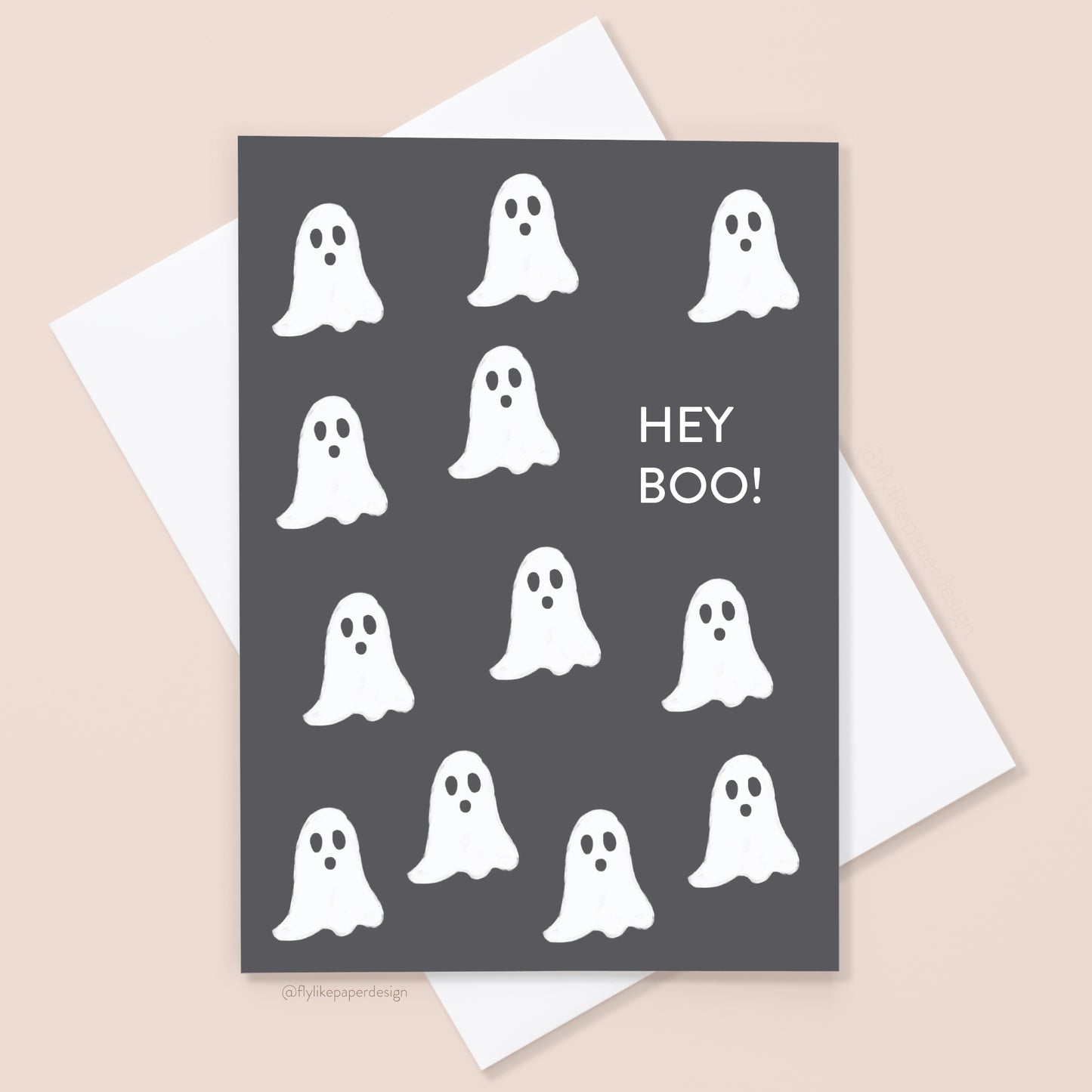 Hey Boo Halloween Card