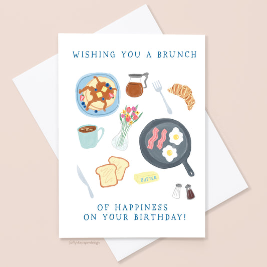 Brunch Birthday Card