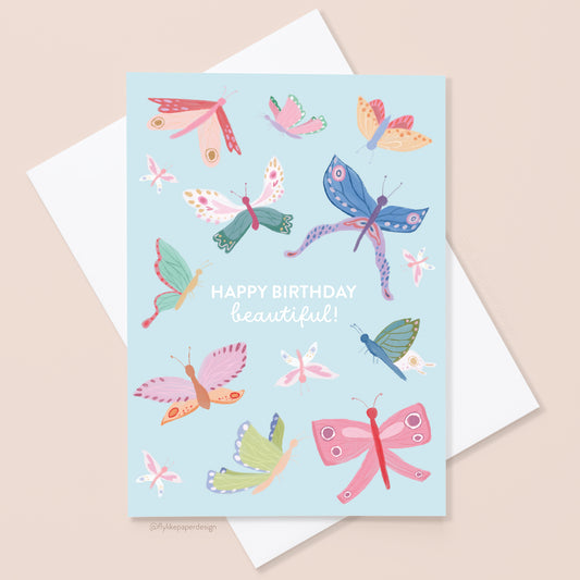 Birthday Butterflies Card