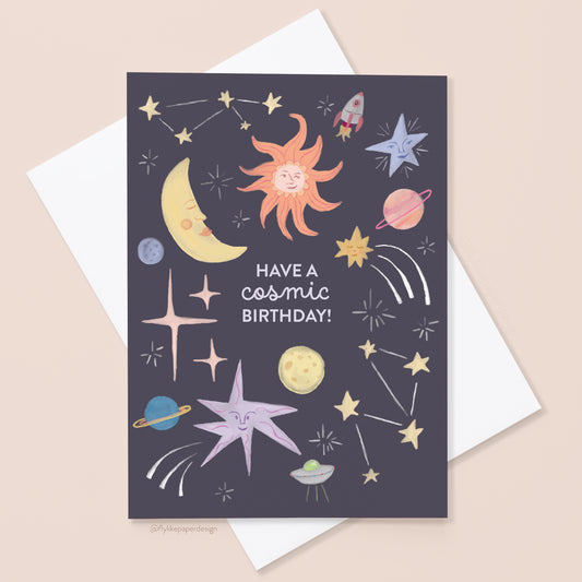 Cosmic Birthday Card