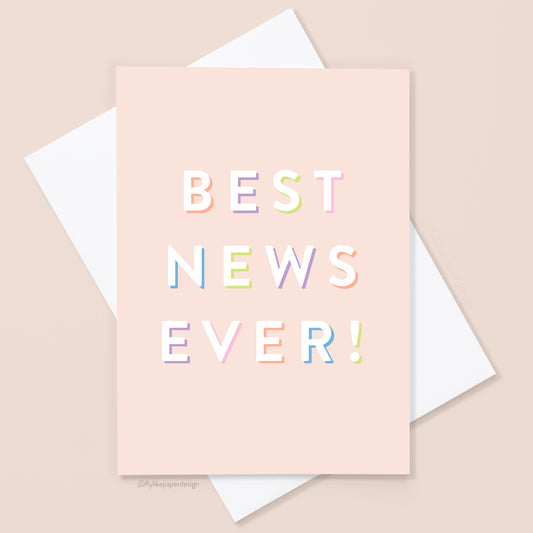 Best News Ever Card