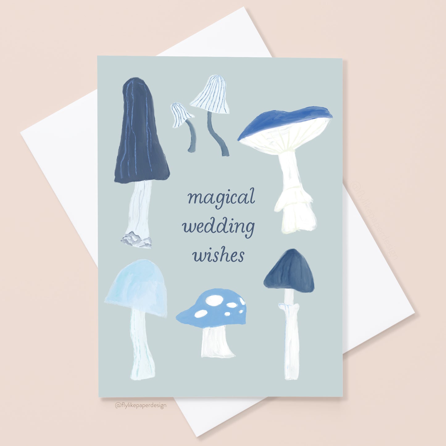 Mushroom Wedding Card