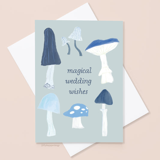 Mushroom Wedding Card