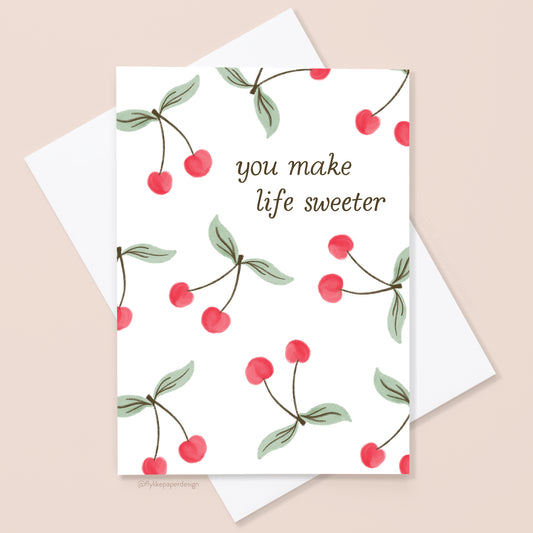 Cherry Love Card