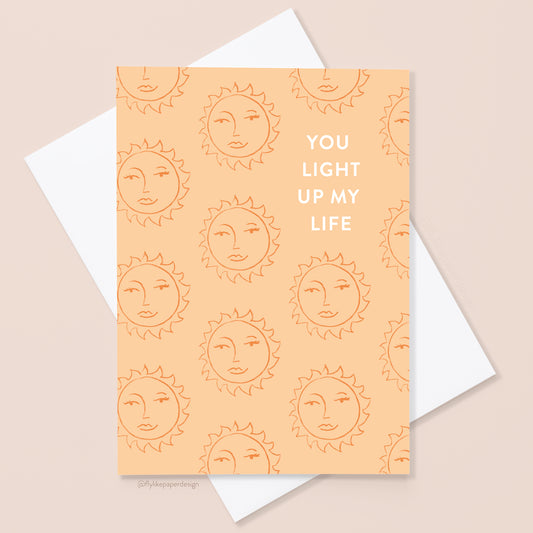Light Up My Life Sun Card