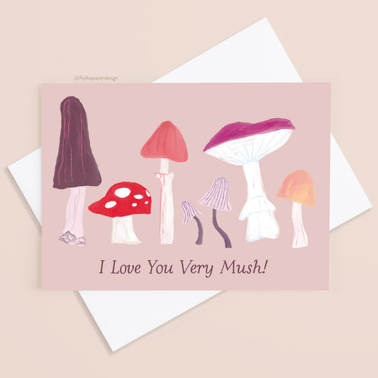 Mushroom Love Card