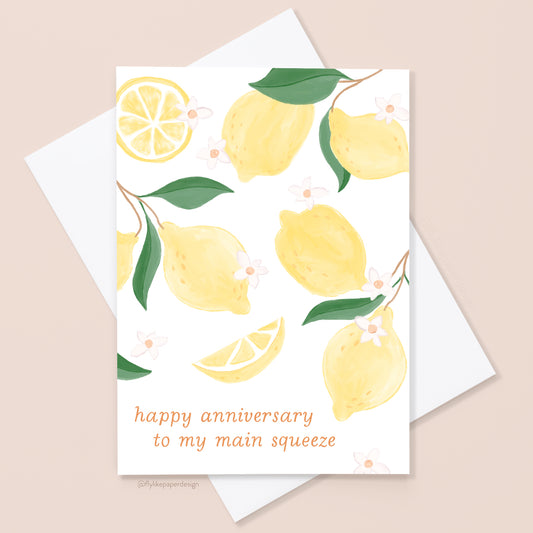 Lemons Anniversary Card