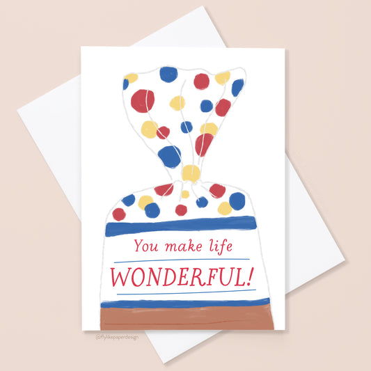Wonderful Bread Card