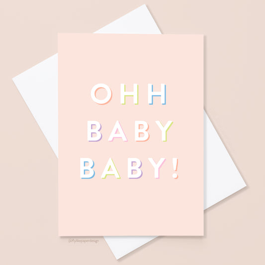 Oh Baby Baby Card