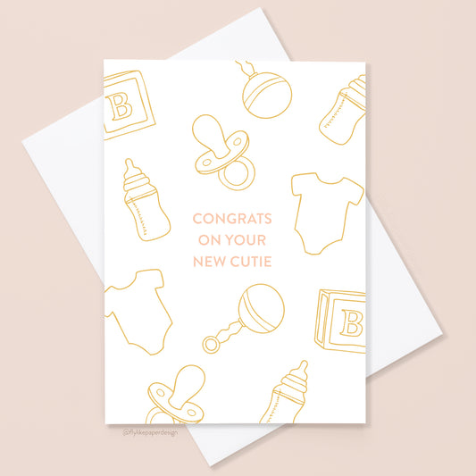 Cutie Icons Baby Card